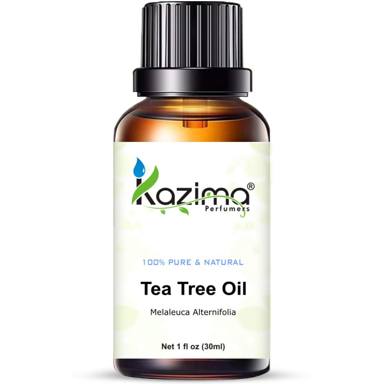 Kazima Tea Tree Essential Oil Natural And Therapeutic Grade For Skin Care And Hair Care (30 Ml)