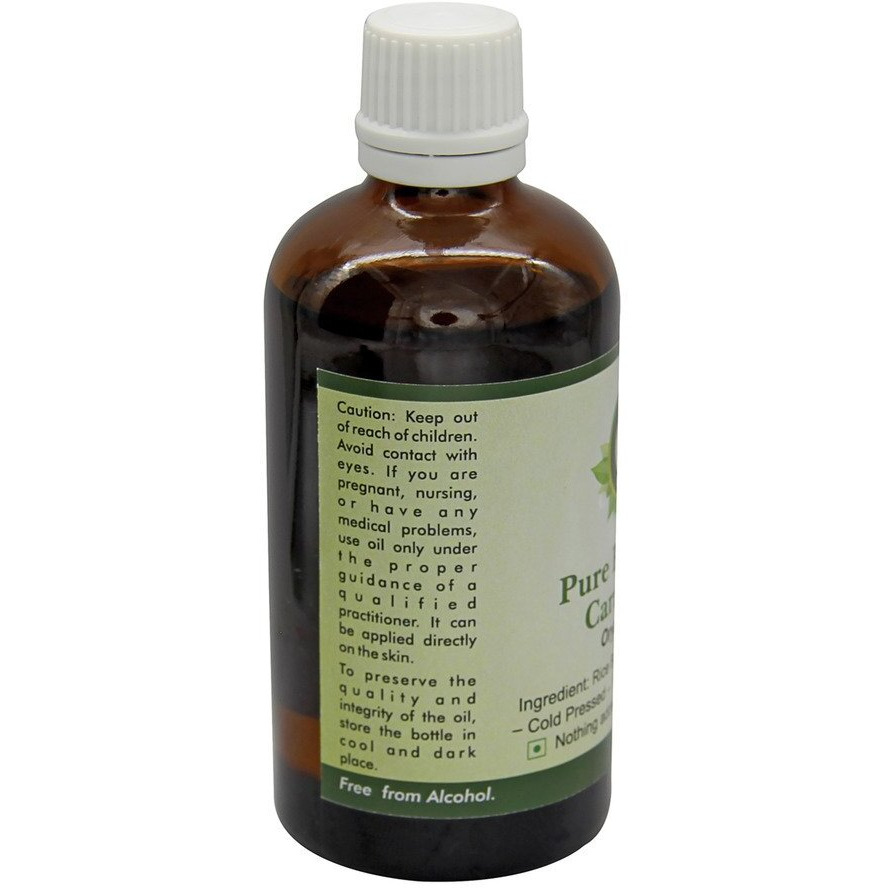 R V Essential Pure Rice Bran Carrier Oil 100Ml- Oryza Sativa