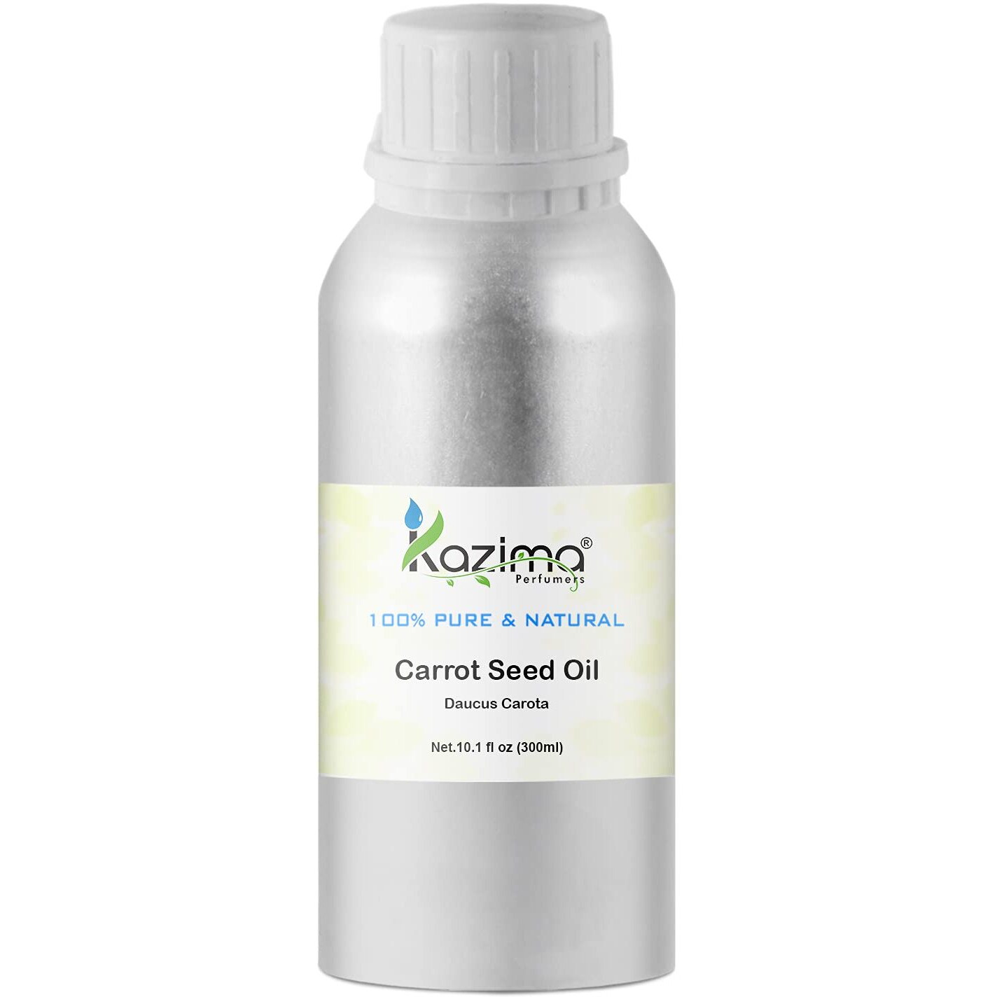 Kazima Carrot Seed Carrier Oil - 100% Pure Natural & Undiluted For Skin Care & Hair Care (300Ml)