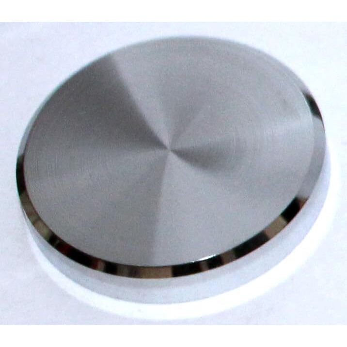 Riseom Brass Round Mirror Cap/Screws Cap Cover/Nails Decorative/Mirror Nail Decorative Cover (Pack Of 10, 25Mm-Chrome)