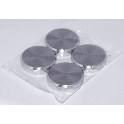 Riseom Brass Round Mirror Cap/Screws Cap Cover/Nails Decorative/Mirror Nail Decorative Cover (Pack Of 10, 25Mm-Chrome)