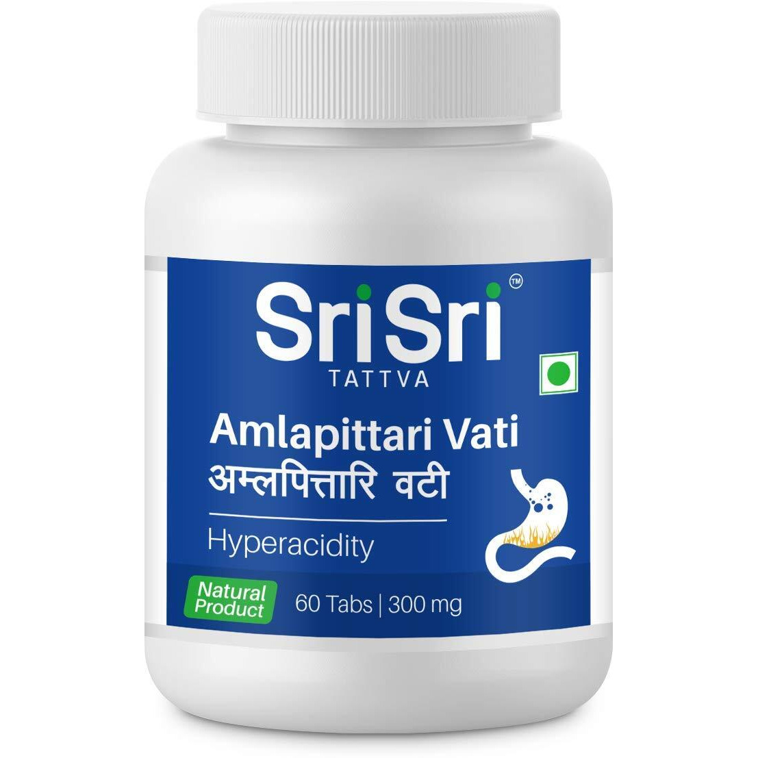 Sri Sri Tattva Shuddhta Ka Naam Amlapittari Vati 300Mg, 60Tab