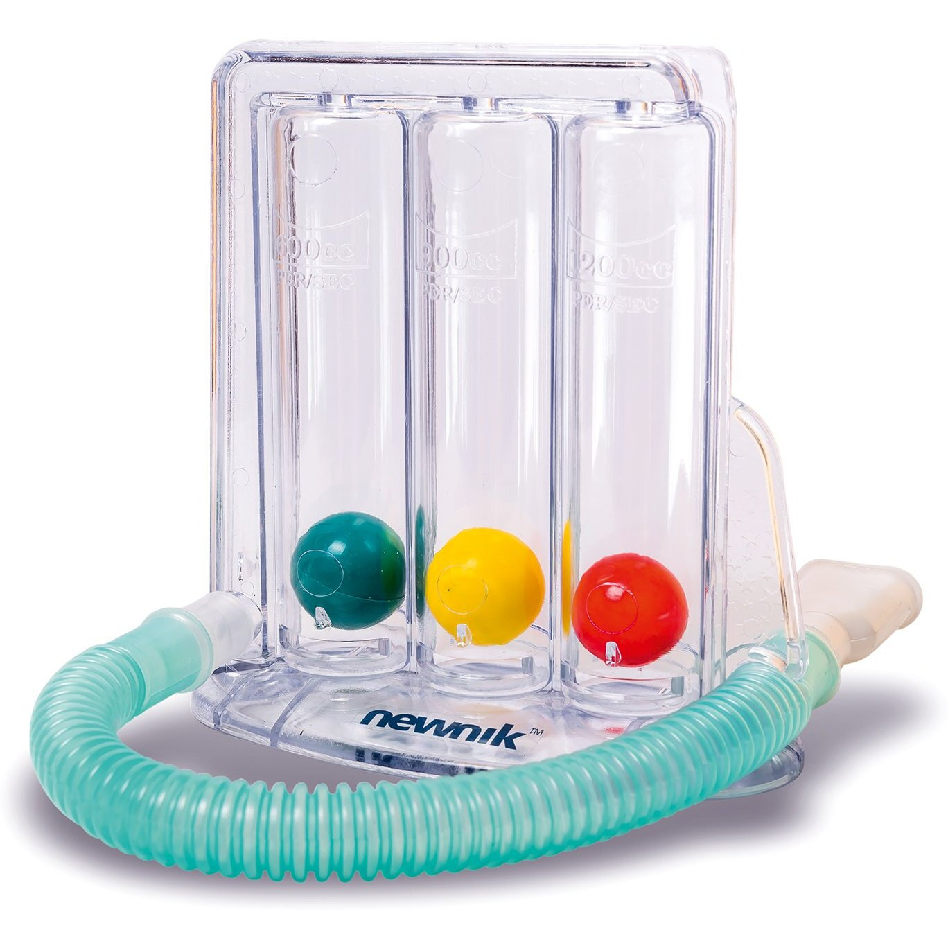 Newnik Respiratory Exerciser/Lungs Exerciser Re201, Pack Of 1, Black