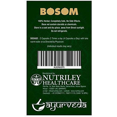 Crd Ayurveda Ayurvedic Combo Bosom Capsules For Women - 60 Capsules (Pack Of 2)