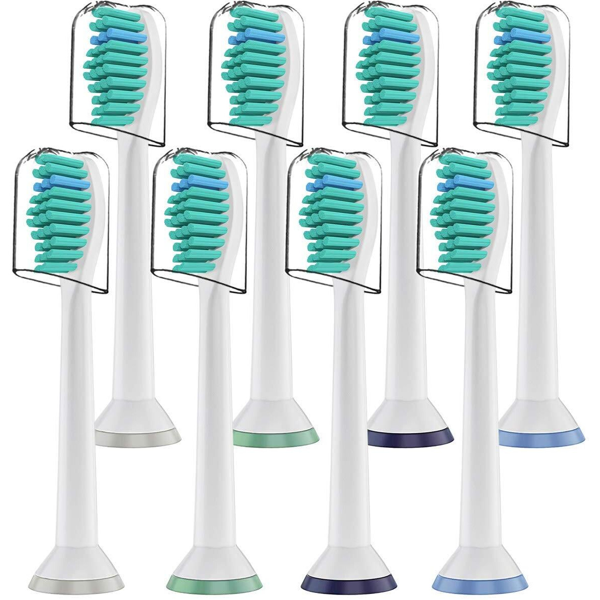 Maycreate 8 Pack Electric Toothbrush Head Standard Replacement Toothbrush Heads For Philips Compatible With Proresults Diamondclean Flexcare Healthy White