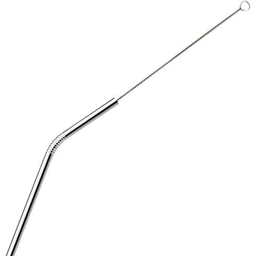 The Green Chapter Straws Stainless Steel Metal | Reusable Straw For Drinking | Dishwasher Safe | Non Toxic Gifts (4 Straight + 2 Brushes)
