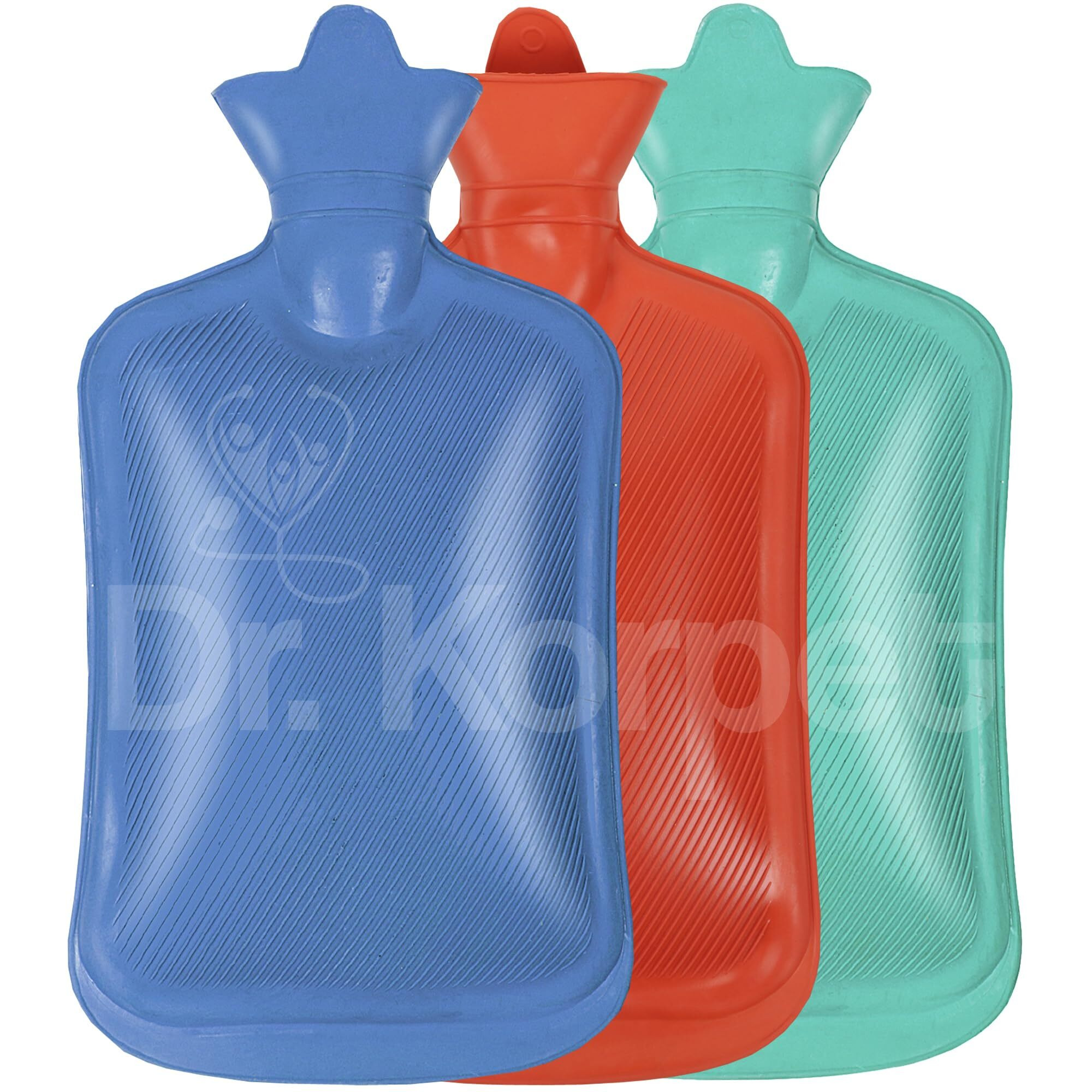 Dr. Korpet Rubber Hot Water Bag, Hot Water Bags For Pain Relief, Heating Pad For Pain Relief - Random Color - 1 Piece