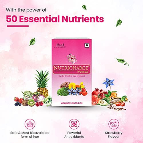 Nutricharge Woman Daily Health Suppliment For All Working And Non Working Women For All Age Group (Pack Of 3 90 Cap.)