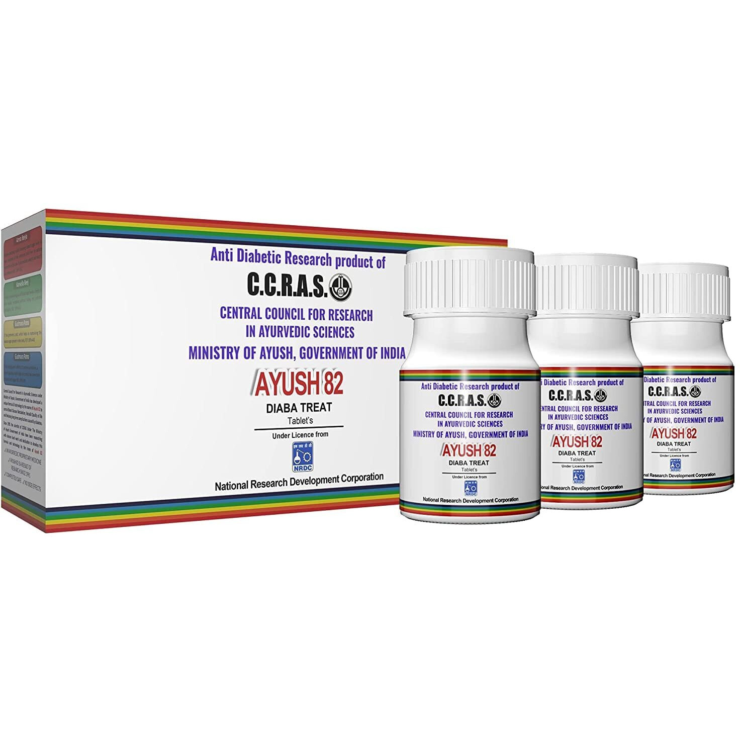 Herbo Range Ayush 82 | Control Diabetes And Blood Sugar Naturally | Approved By Ministry Of Ayush | Made Of Pure Herbs | 3 Months Pack