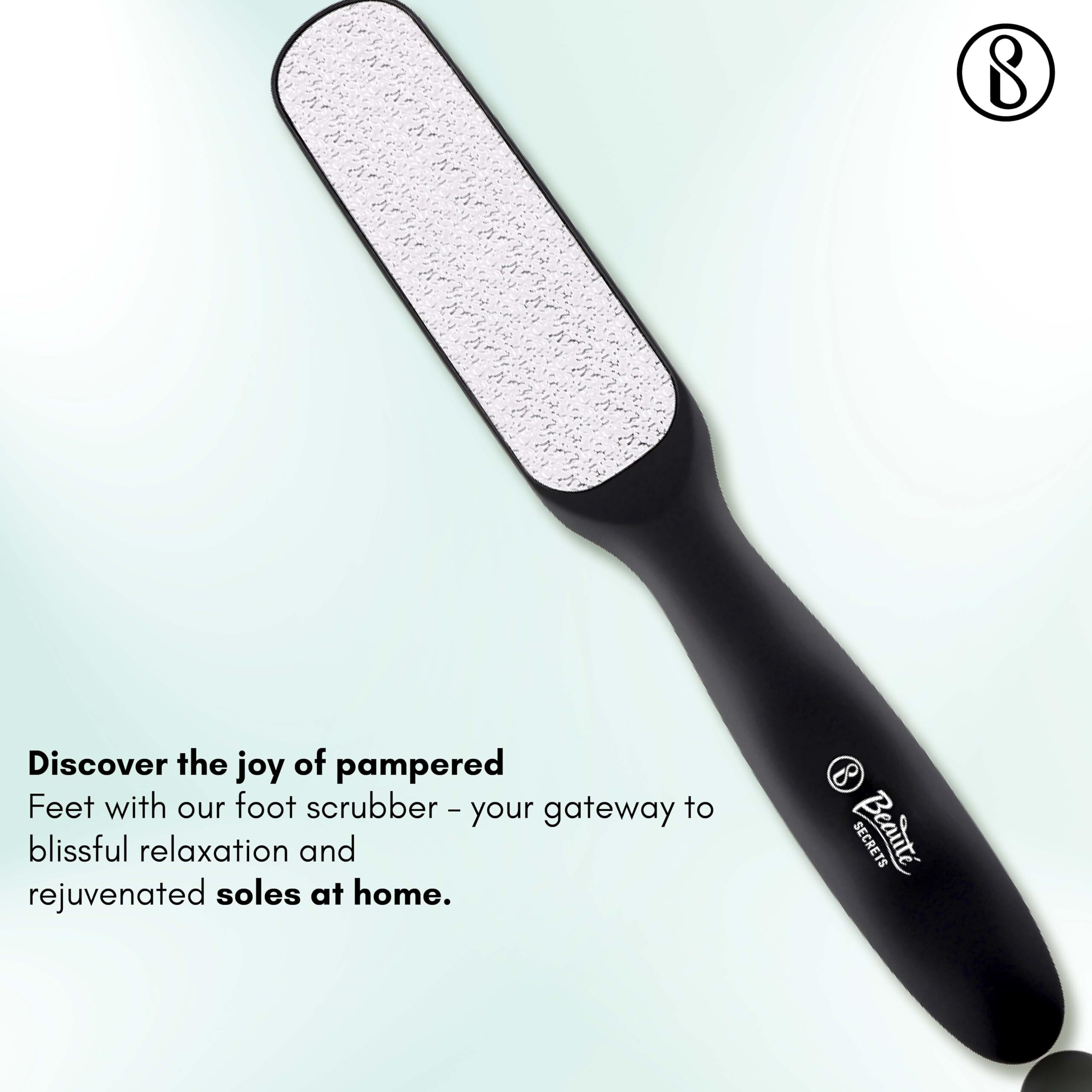 Beaut Secrets Foot Filer For Dead Skin, Foot Scrubber, Pedicure Tool, Foot Rasp, Foot Buffer Black (Bs-Ff-19)