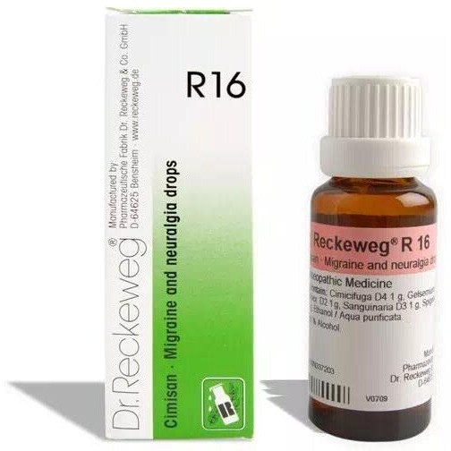 Dr. Reckeweg R_16 Migraine & Neuralgia 22 Ml