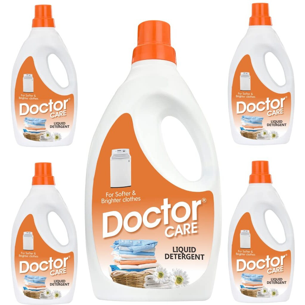 Doctor Care Liquid Detergent Top Load | Designed For Tough Stain Removal | Color Safe Technology | Eco-Friendly | Skin-Friendly | Suitable For Machine Wash Or Hand Wash | (5 Ltr)
