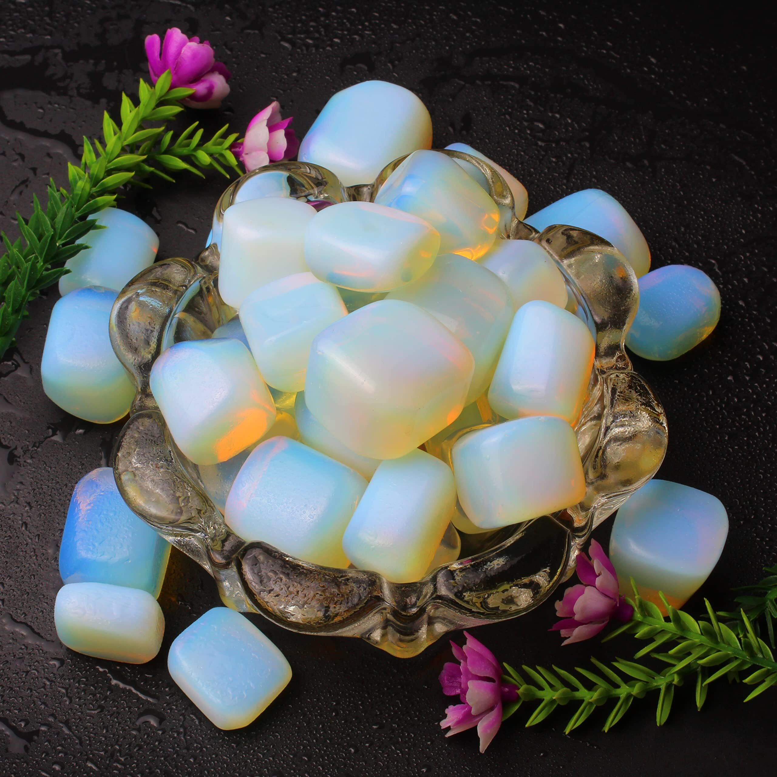Remedywala Energized Opalite Tumble Stone For Crystal Healing| Pack Of 100 Grams