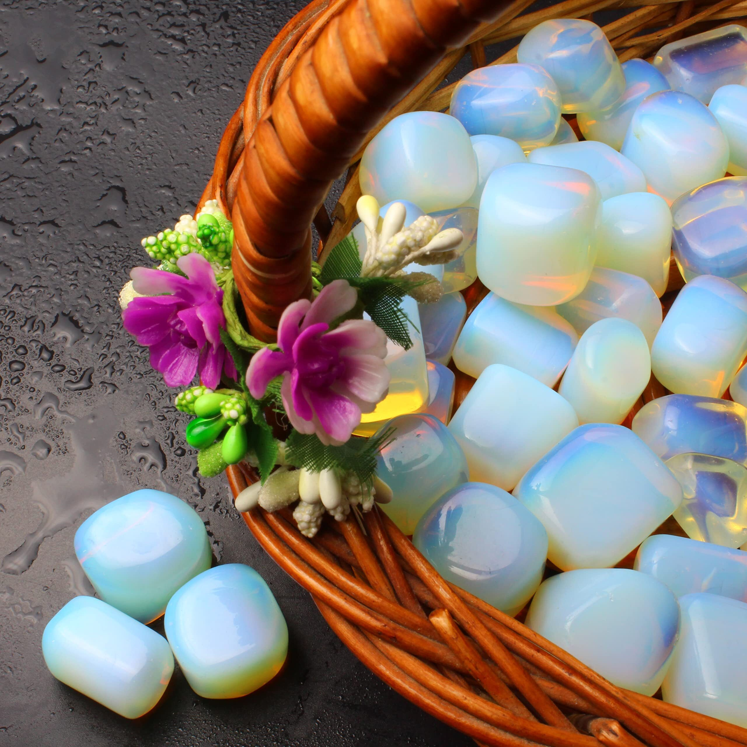 Remedywala Energized Opalite Tumble Stone For Crystal Healing| Pack Of 100 Grams