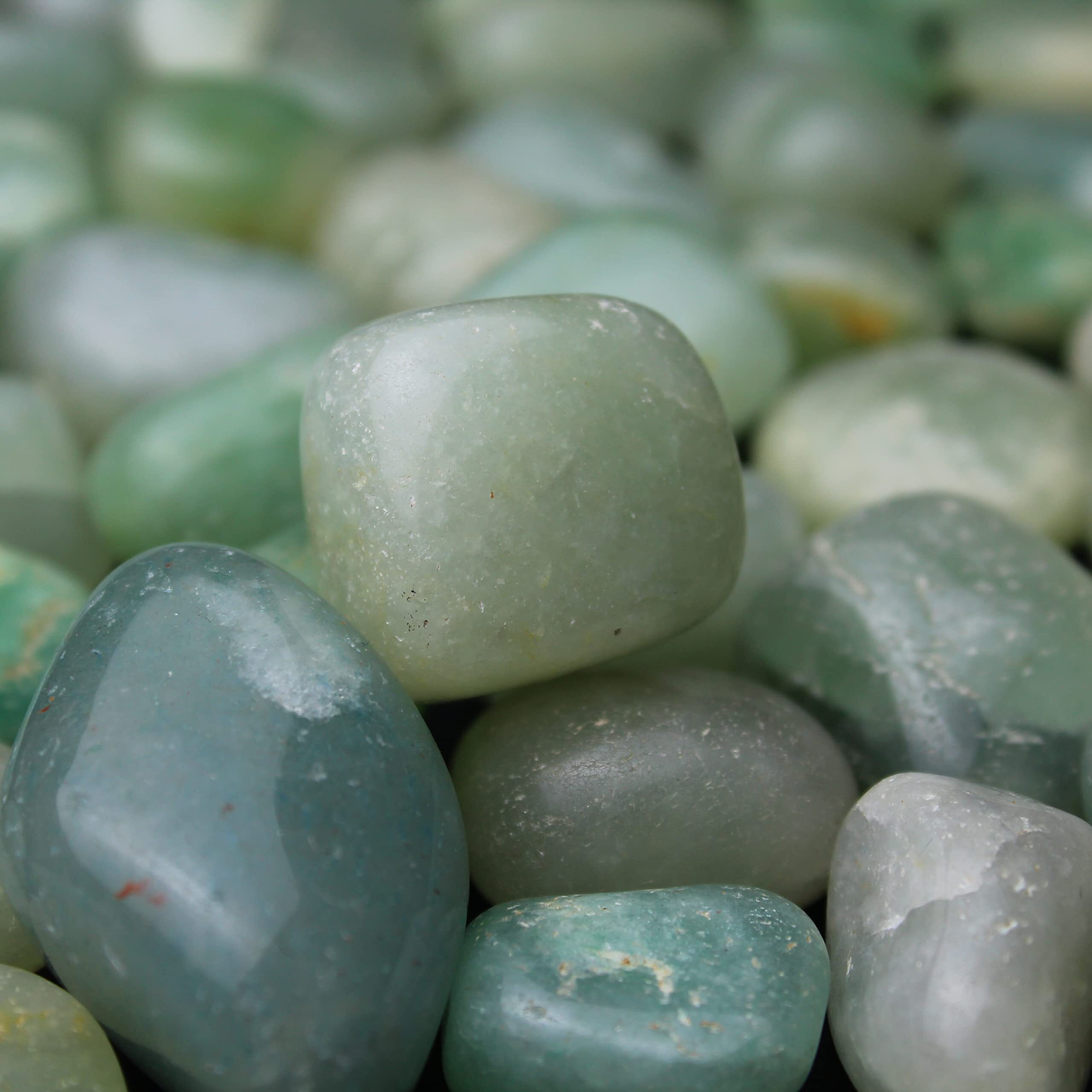 Remedywala Energized Green Aventurine Tumble Stone For Reiki Healing | Polished Tumble For Reiki Healing | Tumble Stone | Stone 100 Grams
