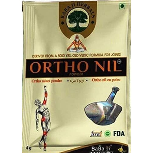 Ortho Nil Powder Babaji Catron Orthonill Powder For Joint Pain Body Pain Muscle Pain Powder - (70 Pouch)