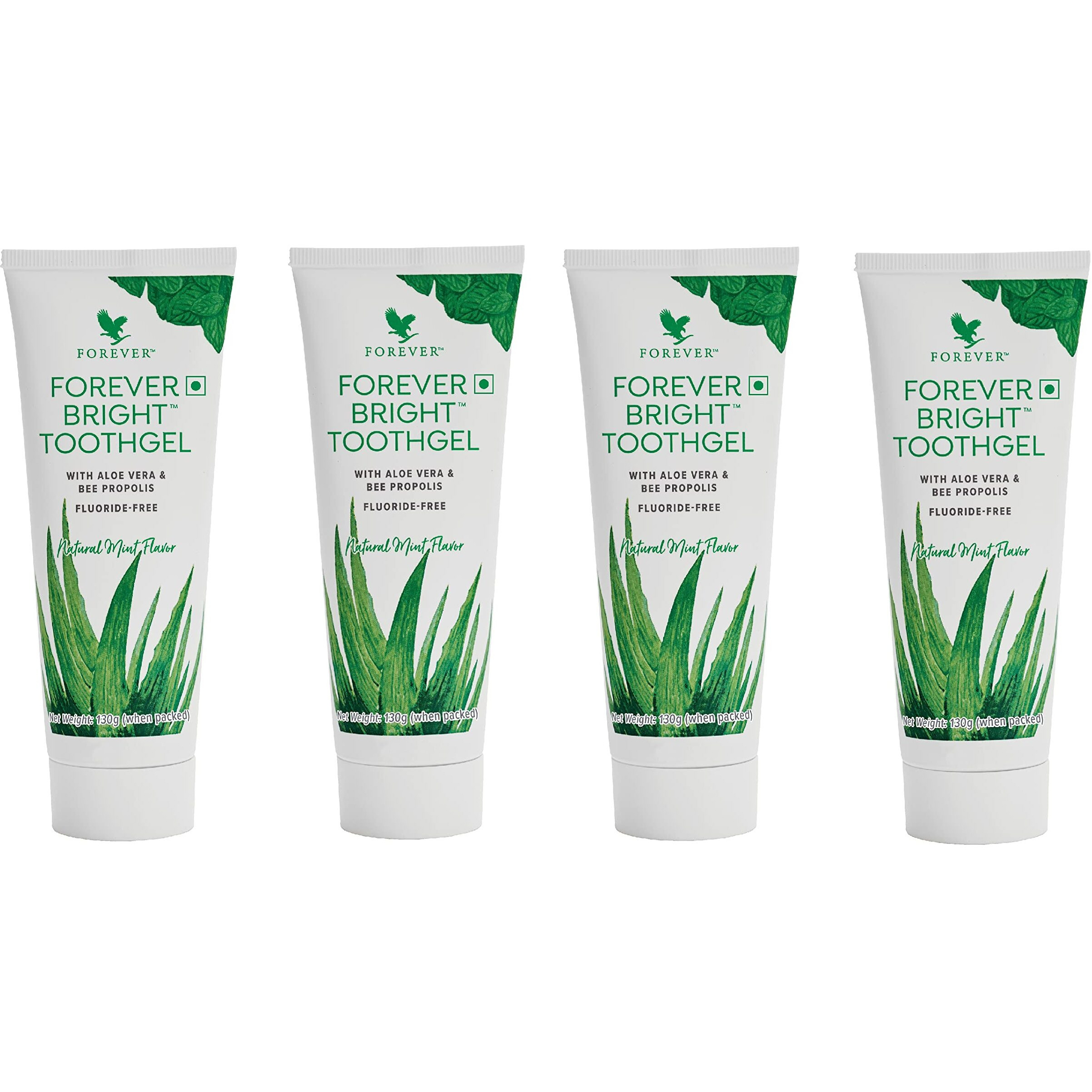 Forever Living Products Bright Tooth Paste, Oral Care 130 Gram (Pack Of 4)