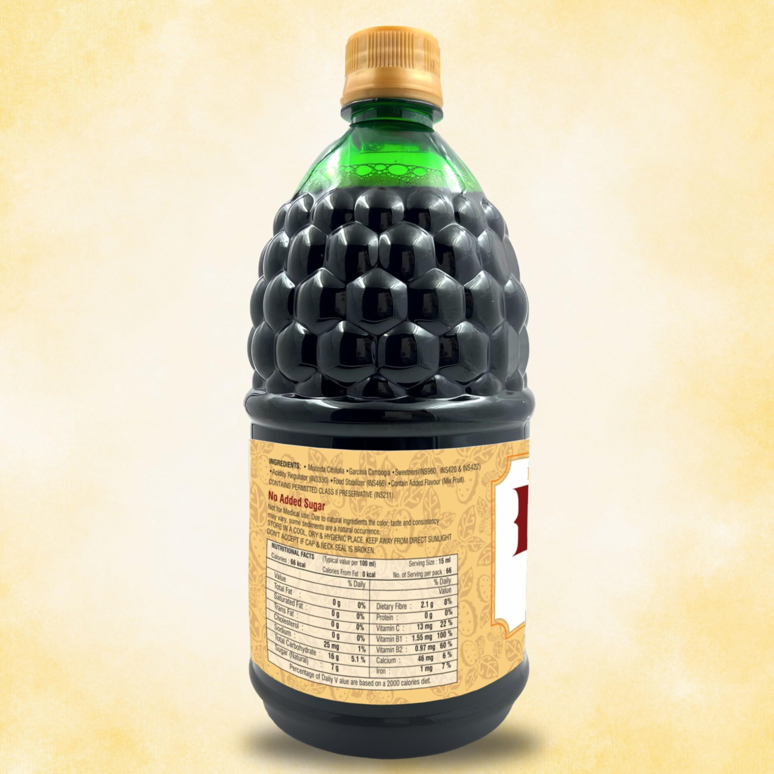 Kapila Noni Juice 1 Liter For Diabetes Care & Immunity Boost, Rich In Antioxidants Boosts Energy, Sugar Free Noni Kokum Juice