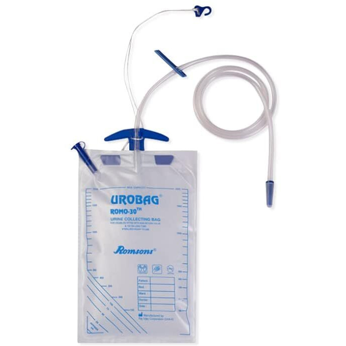 Romsons Romo 30 Urine Collection Disposable Bags, 25 Count With Super Absorbent And Ziplock, Portable Urinal, Camping Pee Bags, Emergency Bag During Traffic Jam And Travel - Pack Of 25