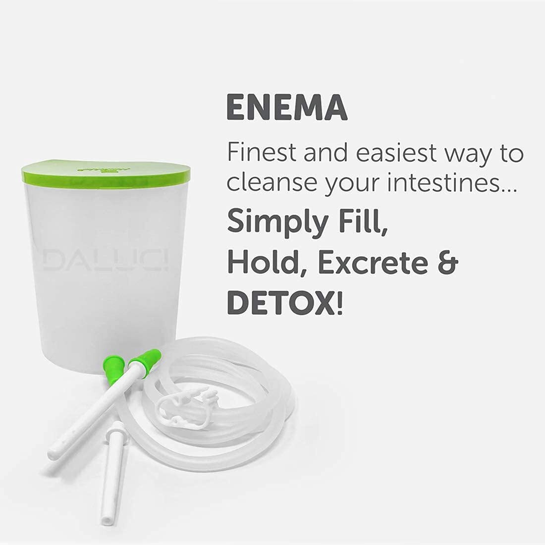 Daluci Pvc Enema Kit For Home Use With Instruction | Enima Home Kit For Adults Reusable & Washable Anema Kit For Mens And Women  (1500 Ml)