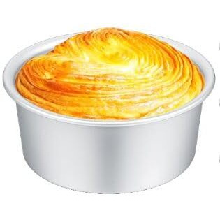 Rinkle Trendz Aluminium Mini Round Cake Pan Cake Tin 5 Inches For Mini Lunch Box Cake