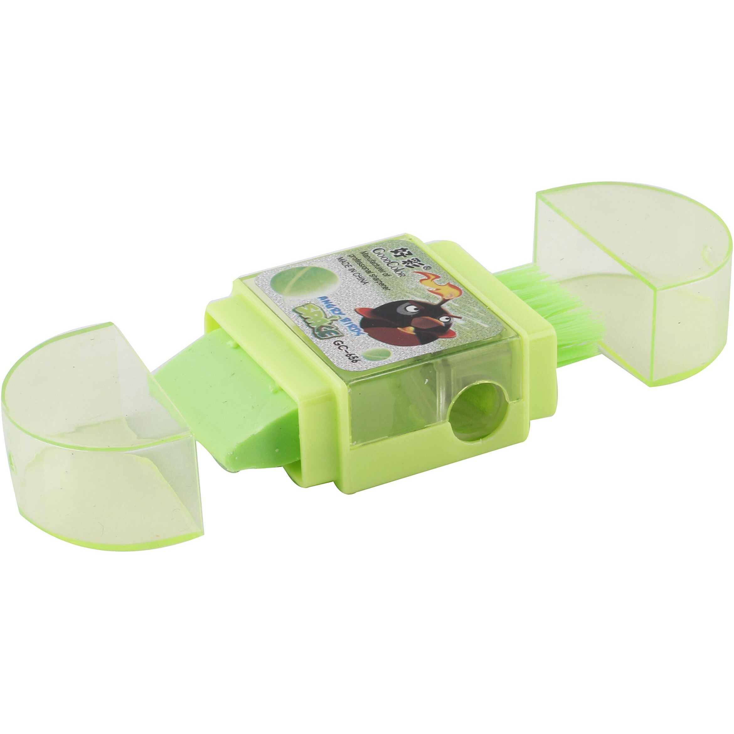 Parteet New Multicolour 3In1 Eraser,Sharpners And Brush Pack Of 12Pc For Kids