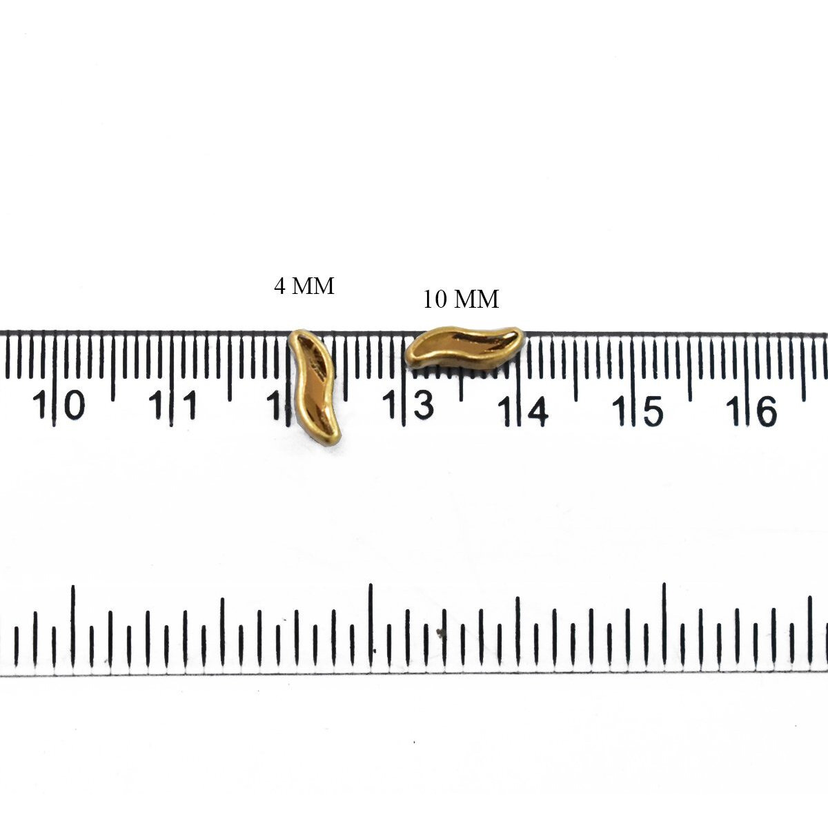Embroiderymaterial Kundans For Embroidery, Craft And Jewellery Making (S Shape, 4Mm, 500 Pieces)