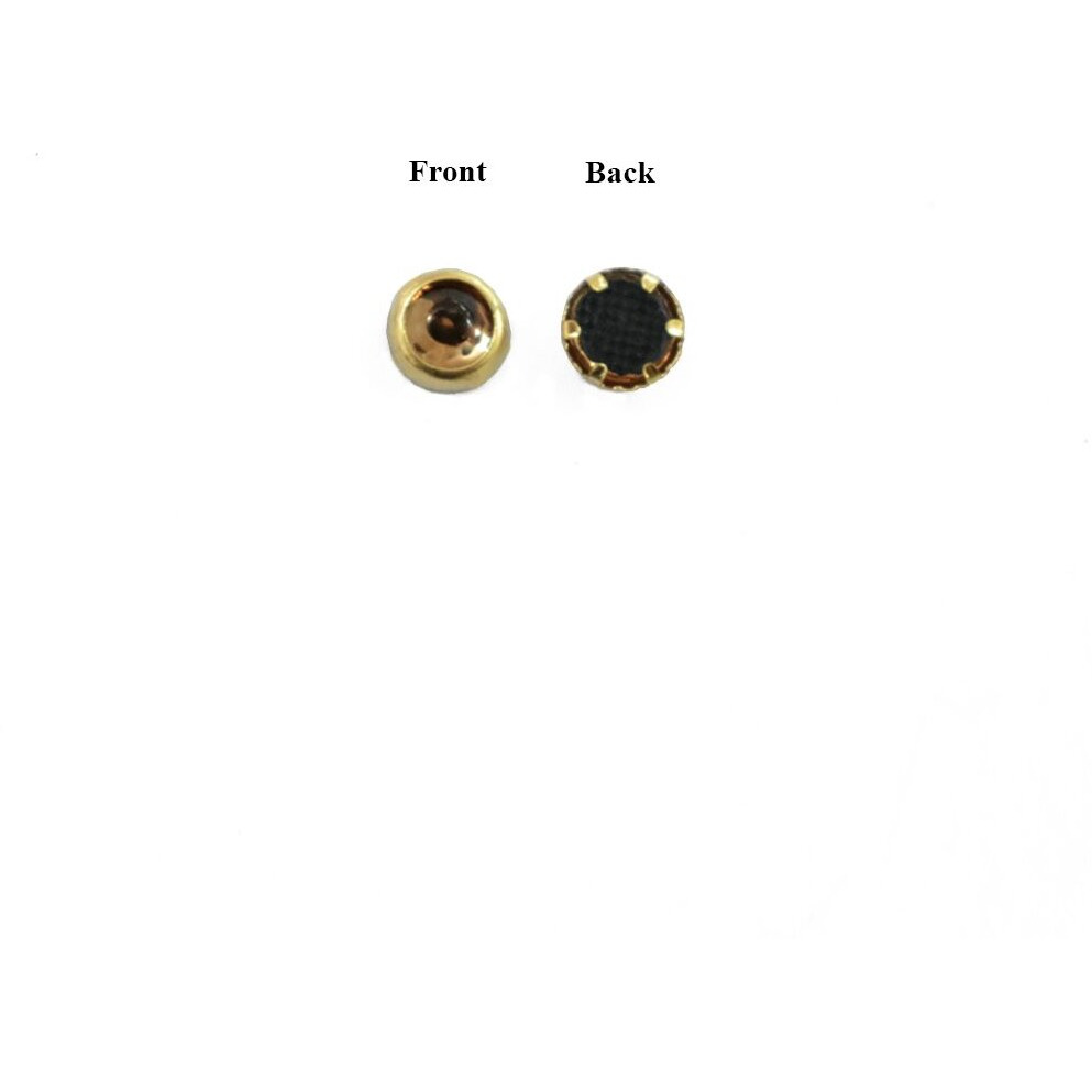 Embroiderymaterial Kundan Stones, Round Shape, 4Mm, 500 Pieces, Multicolor, For Jewellery Making, Craft, Embroidery Work