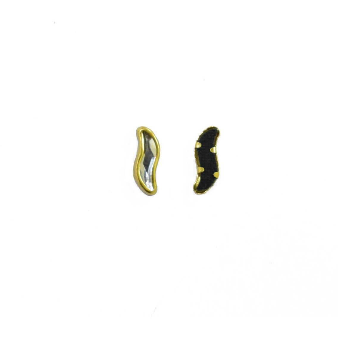 Embroiderymaterial Kundans For Embroidery, Craft And Jewellery Making (S Shape, 4Mm, 500 Pieces),Multicolor