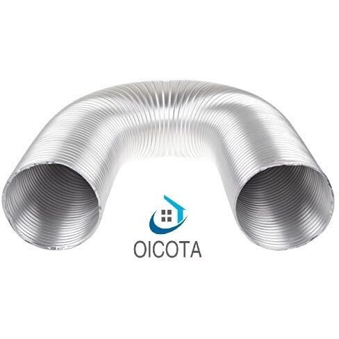 Oicota Chimney Exhaust Pipe Expended Upto 10 Ft (4 In Pipe With Cowl Cover)