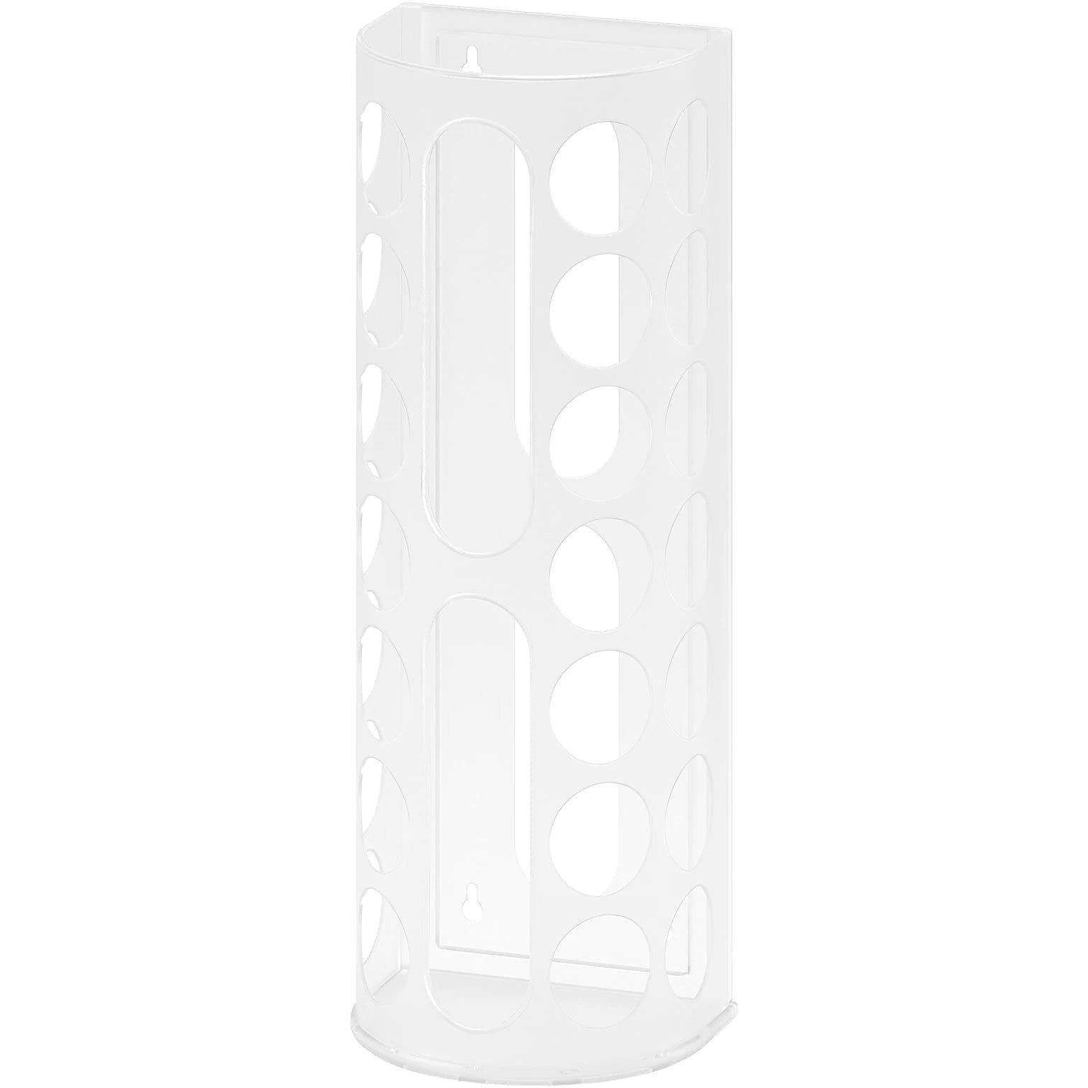 Digital Shoppy Plastic Bag Dispenser,White , 16X13X45 Cm, 1 Count