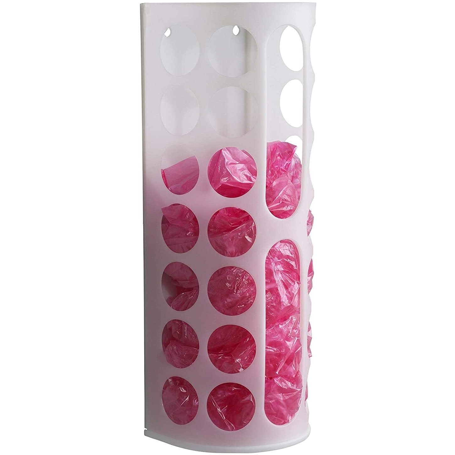 Digital Shoppy Plastic Bag Dispenser,White , 16X13X45 Cm, 1 Count
