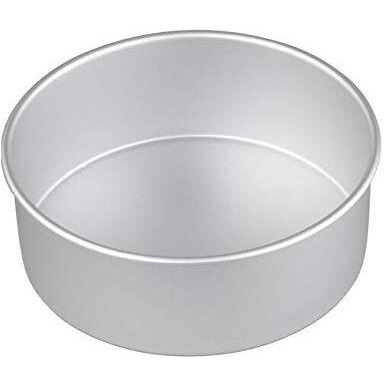 Rinkle Trendz Aluminium Round Cake Mould (Cake Pan,Tin) Fixed Bottom (Inch 7X3)