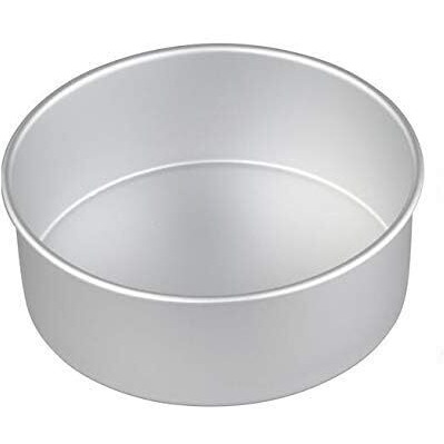 Rinkle Trendz Aluminium Round Cake Pan Tin Mould 8-Inches X 3 Inches Height