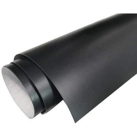 Elton Black Matte Adhesive Decorative Vinyl Shelf Liner Decorative Self Adhesive Vinyl Sheet For Table Top,Furniture, Almirah And Other Diy, Renovation Projects 24 X 144 Inches