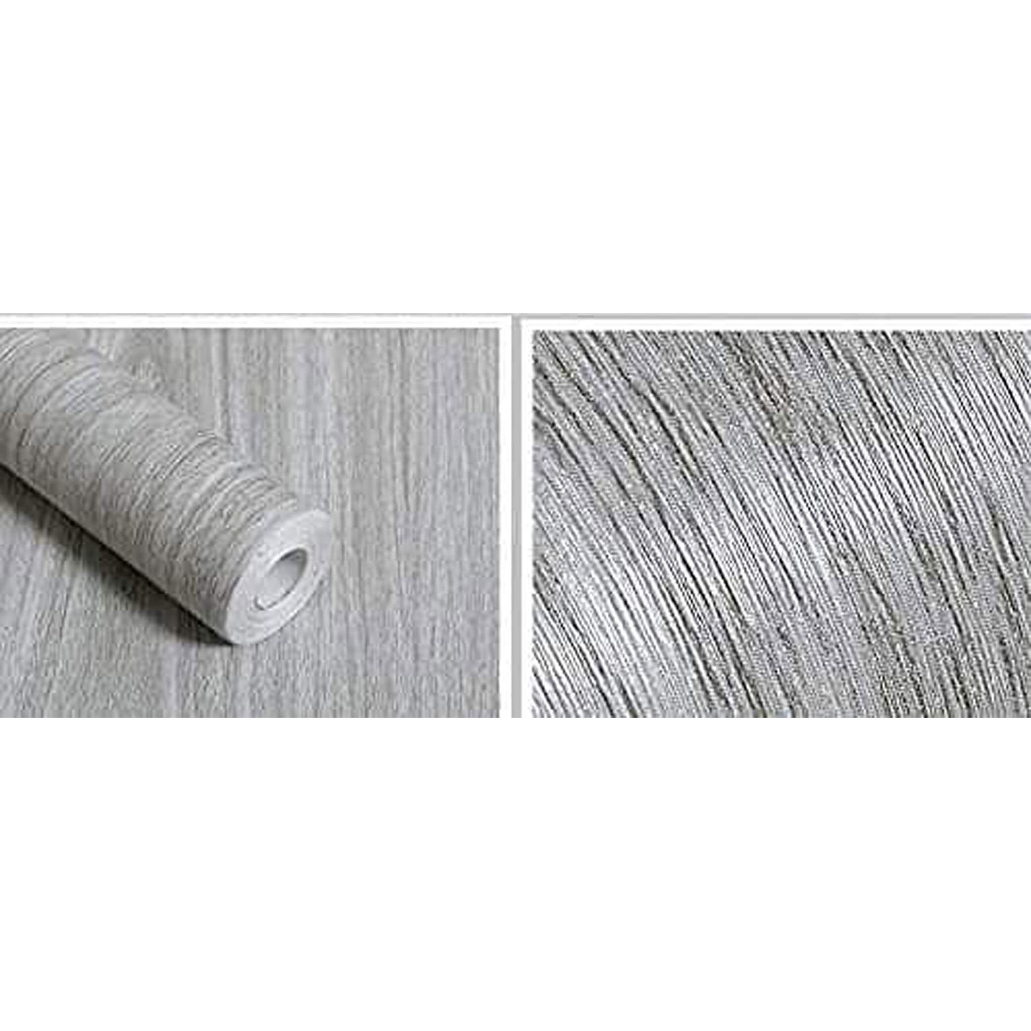 Elton Light Distressed Brown Teak Wood Grain Textured Self Adhesive Almirah Skin - 48X72 Inch