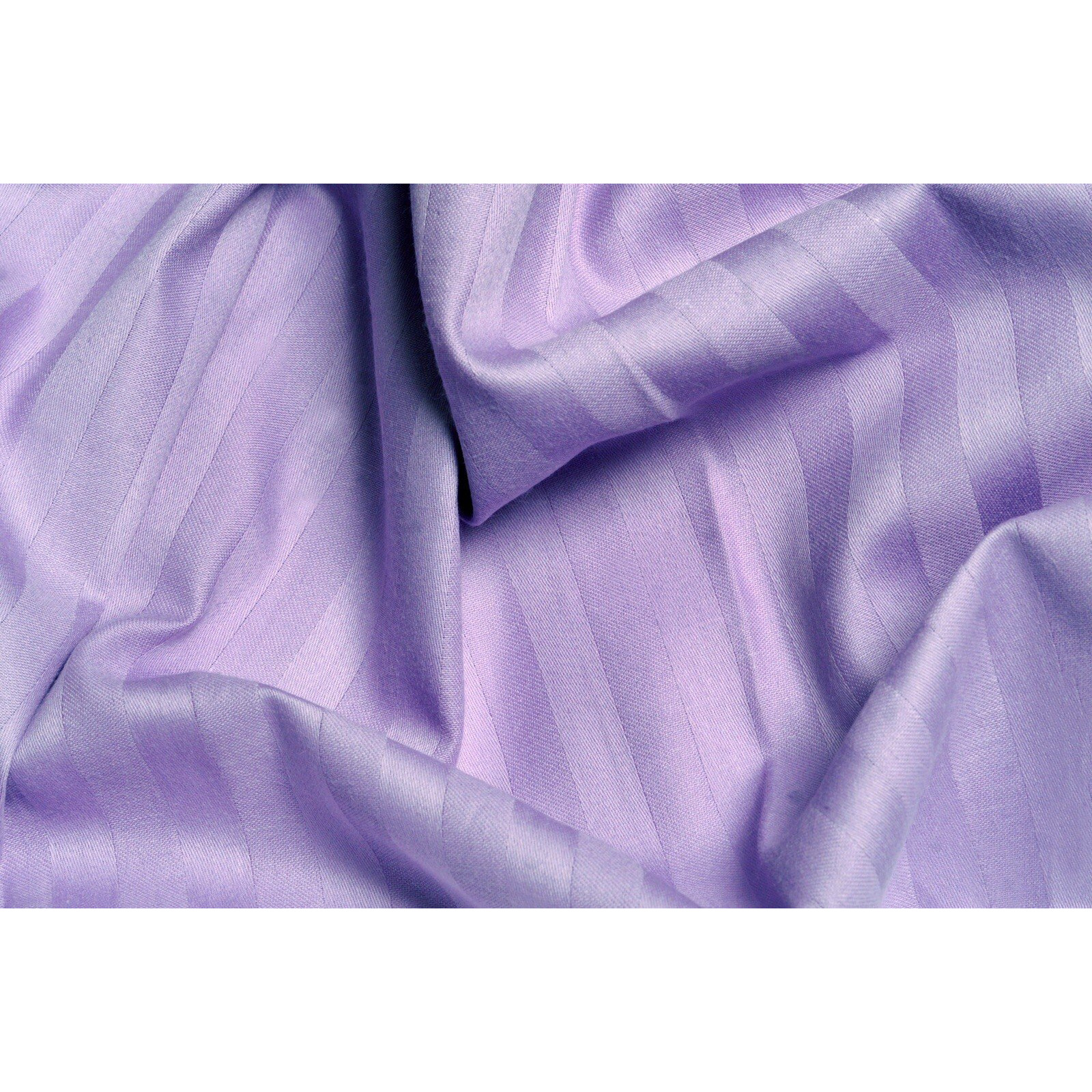 Trance Home Linen Zippered 100% Cotton 200Tc Satin Stripe Single Duvet Cover Quilt Cover Blanket Cover Razai Comforter Cover With 1 Pillow Cover (60 X 92,Lilac Purple)