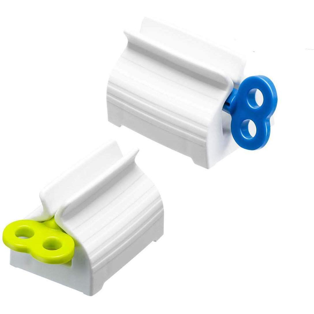 Whitecloud Transforming Homes Plastic Rolling Tube Squeezer Holder Toothpaste Dispenser (White) (34288-5) (2)