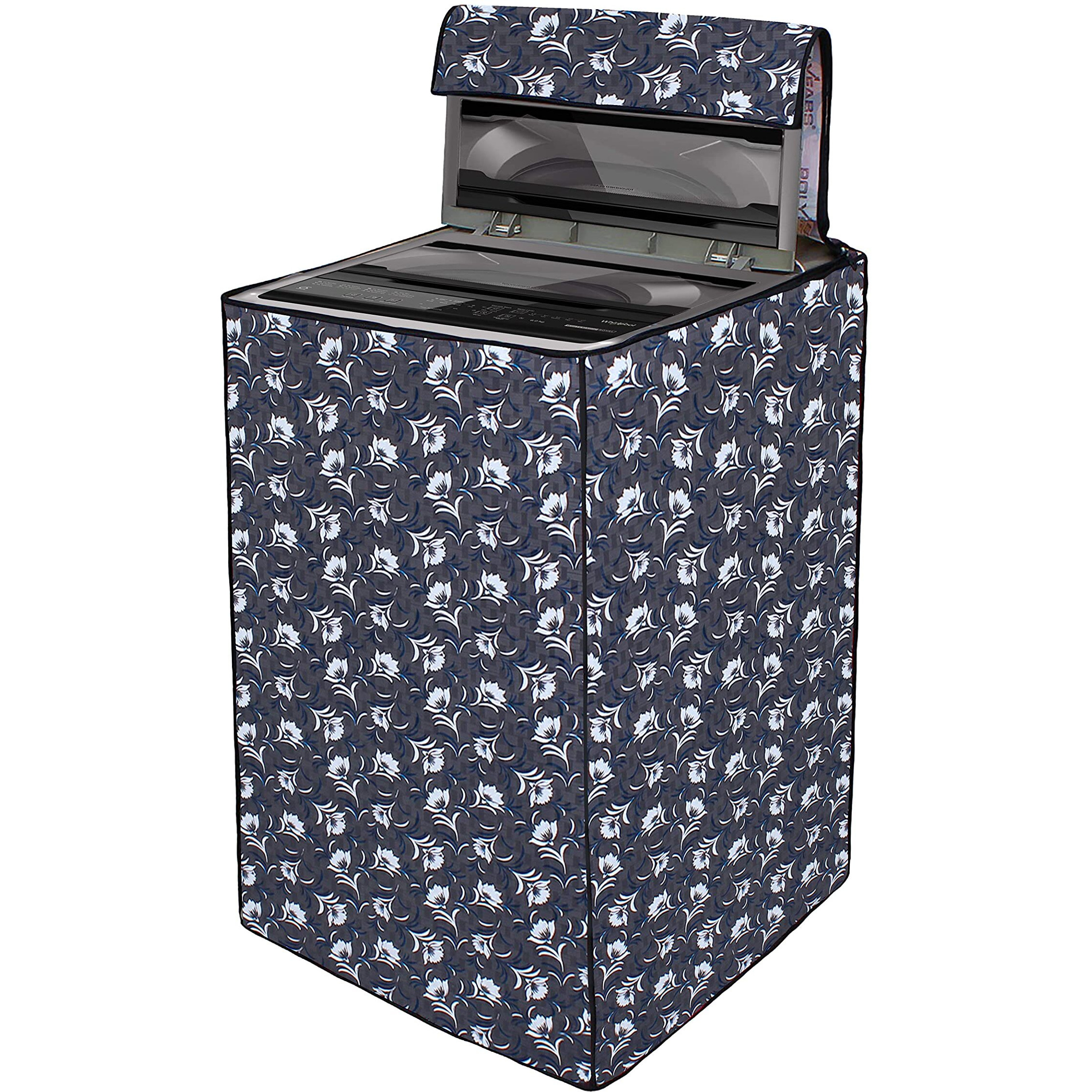 Top Load Washing Machine Cover Suitable For Lg 7Kg Model T8077Nedlx ((Compaitible Size 58 X 58 X 89 Cms), Kum05 | Polyester | Waterproof & Dustproof