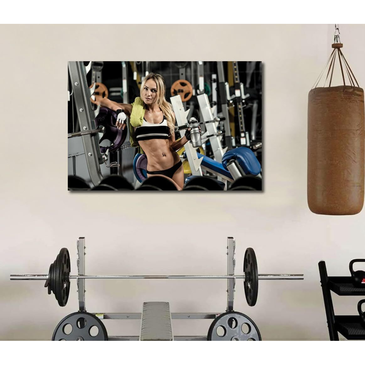 Namaste Home Laminated Paper Poster - Motivational Gym Poster - Workout & Exercise Poster (Laminated Paper,Small Size 18X12 Inches, Multicolour)
