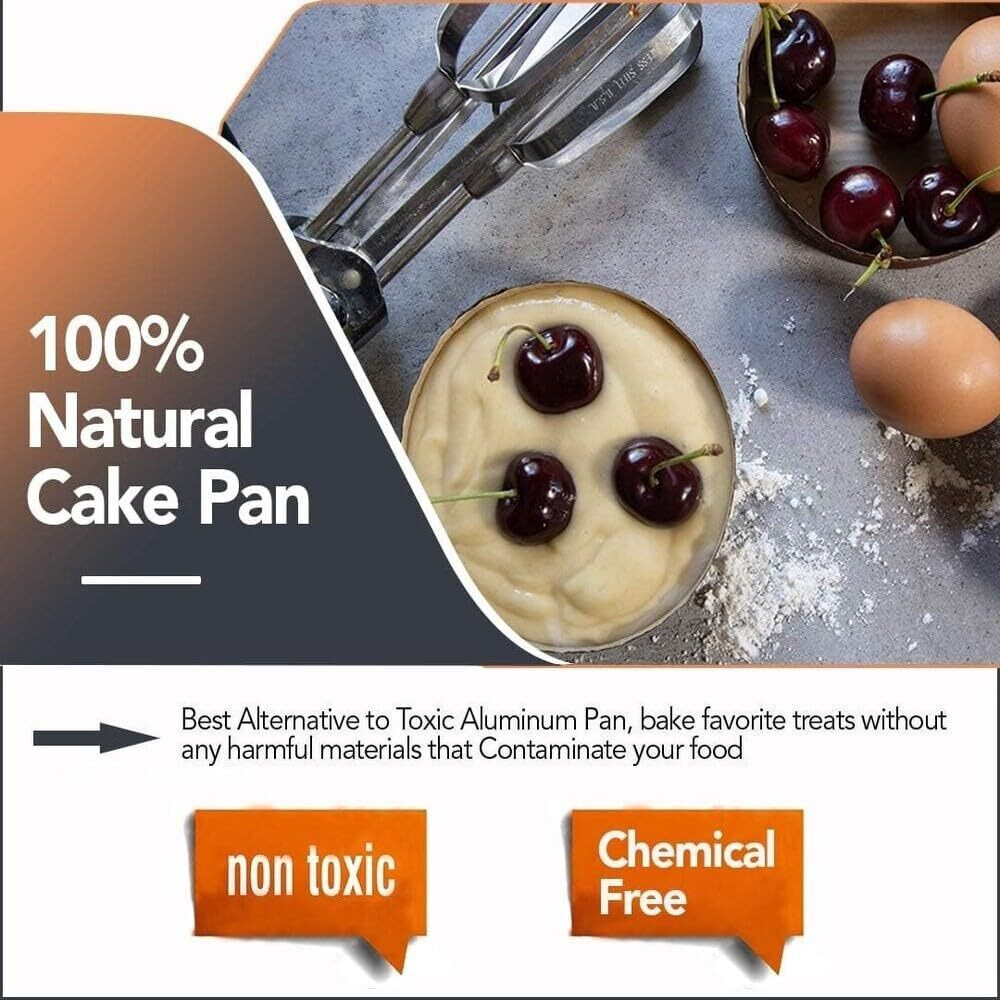 Esslly 500 Grams Disposable Paper Cake Mould - Elegant Brown With Gold Floret | Free-Standing | Oven Safe | Microwave & Freezer Safe | Pack Of 10 | Perfect For Special Occasions