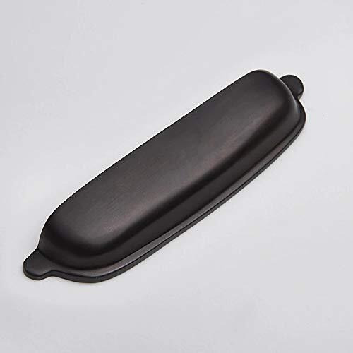 Hobknobs Berlin Brass Cabinet Handle - 96Mm (Carbon Black)..