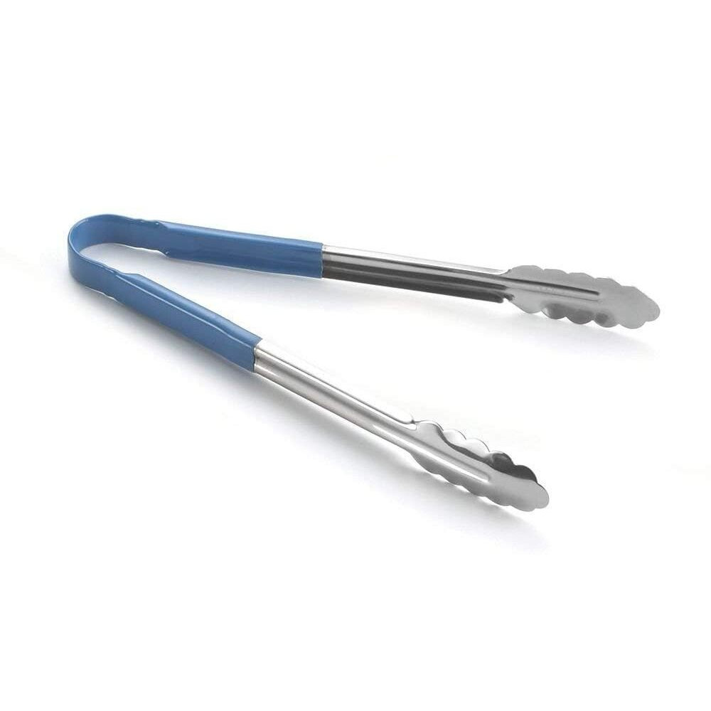 Sms Homeware Utility Tong For Kitchen Tong For Frying Tong For Cooking Tong For Serving (Pack Of 2), Black