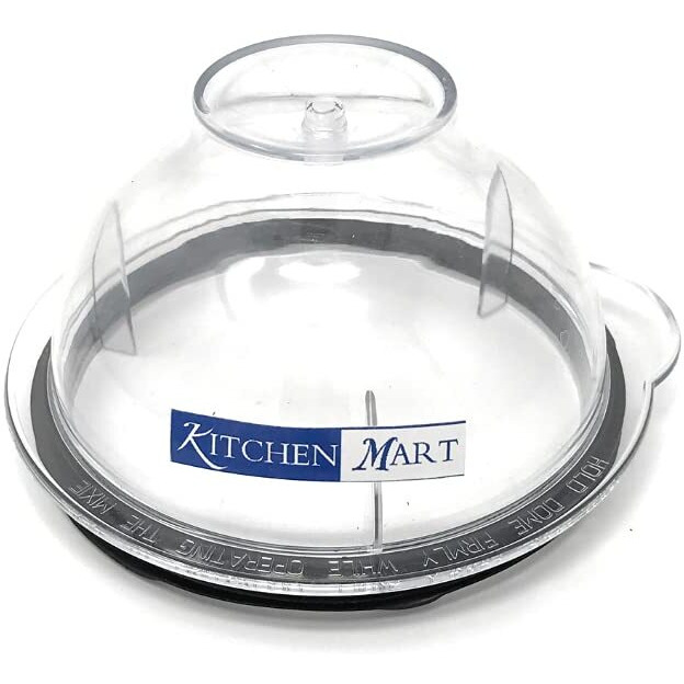 Kitchen Mart Replacement Dome Lid With Gasket Compatible With Preethi Zodiac/Zion/Zodiac 2.0 / Steele Supreme Mixer Grinder's Chutney Jar
