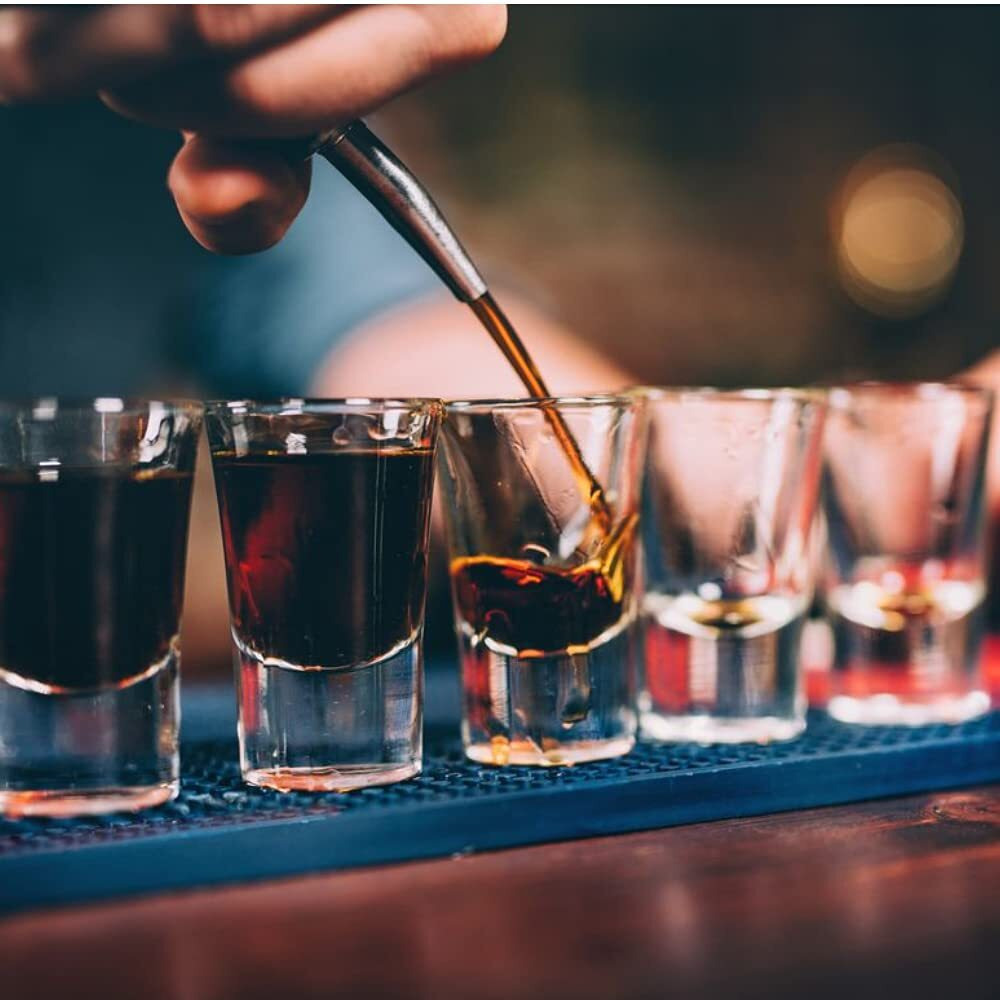 Kosh- Perfect Shot Glass For Party Bar, Vodka & Tequila Cocktail 30 Ml,Clear Glasses Bars Restaurants,Kitchen,Home (Set Of 6)
