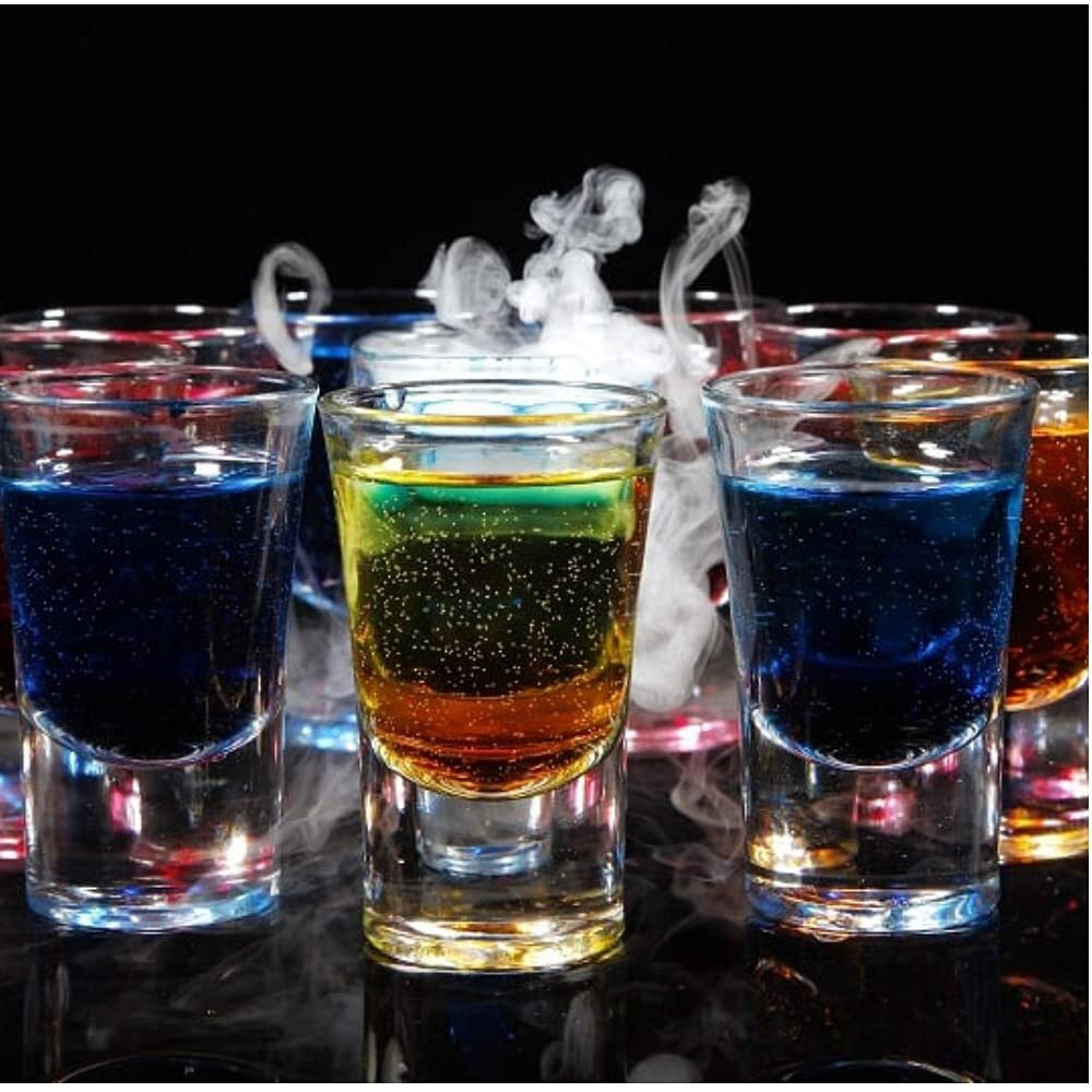 Kosh- Perfect Shot Glass For Party Bar, Vodka & Tequila Cocktail 30 Ml,Clear Glasses Bars Restaurants,Kitchen,Home (Set Of 6)