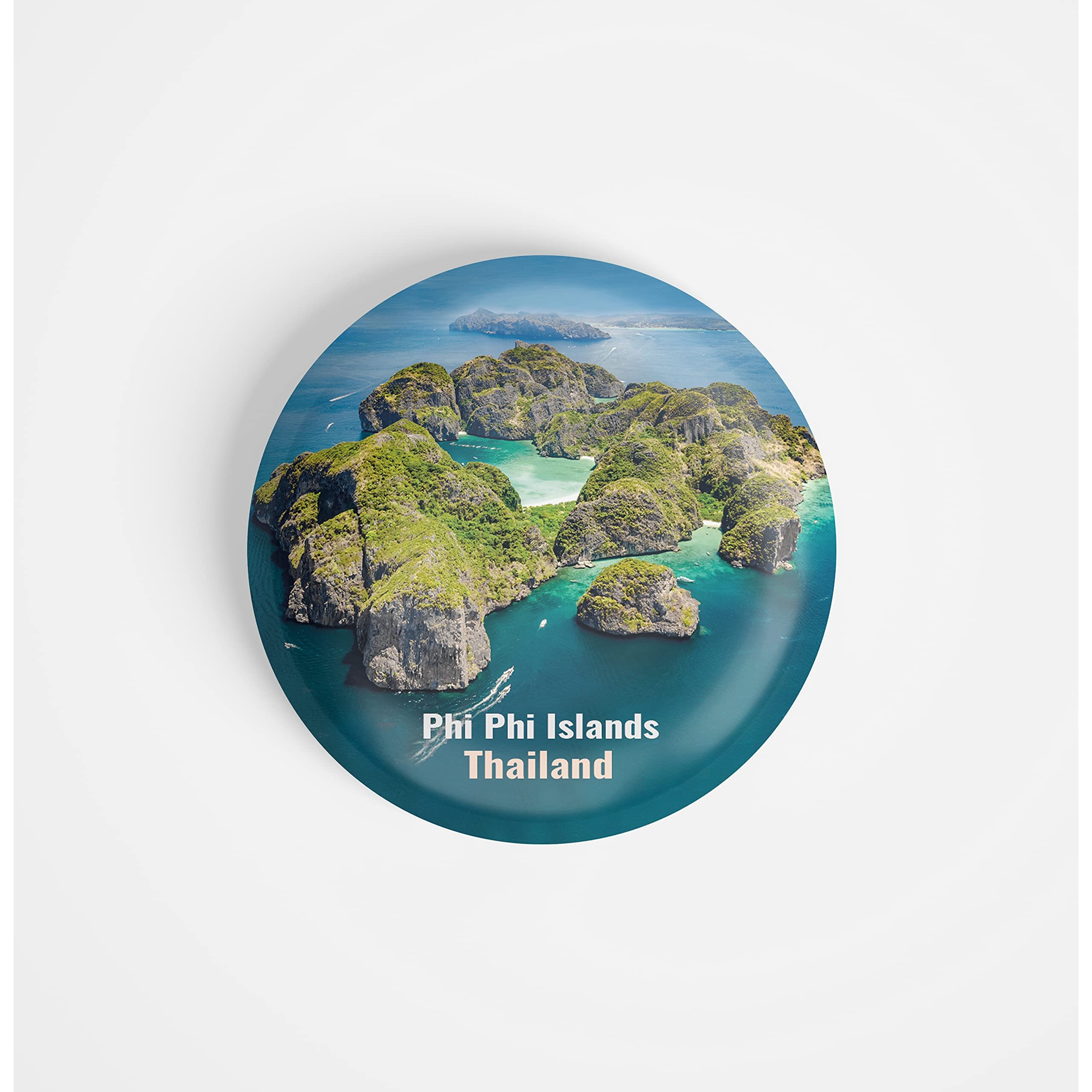 Dhcrafts Fridge Magnet Multicolor Famous Tourist Place Phi Phi Islands Thailand Glossy Finish Design Pack Of 1