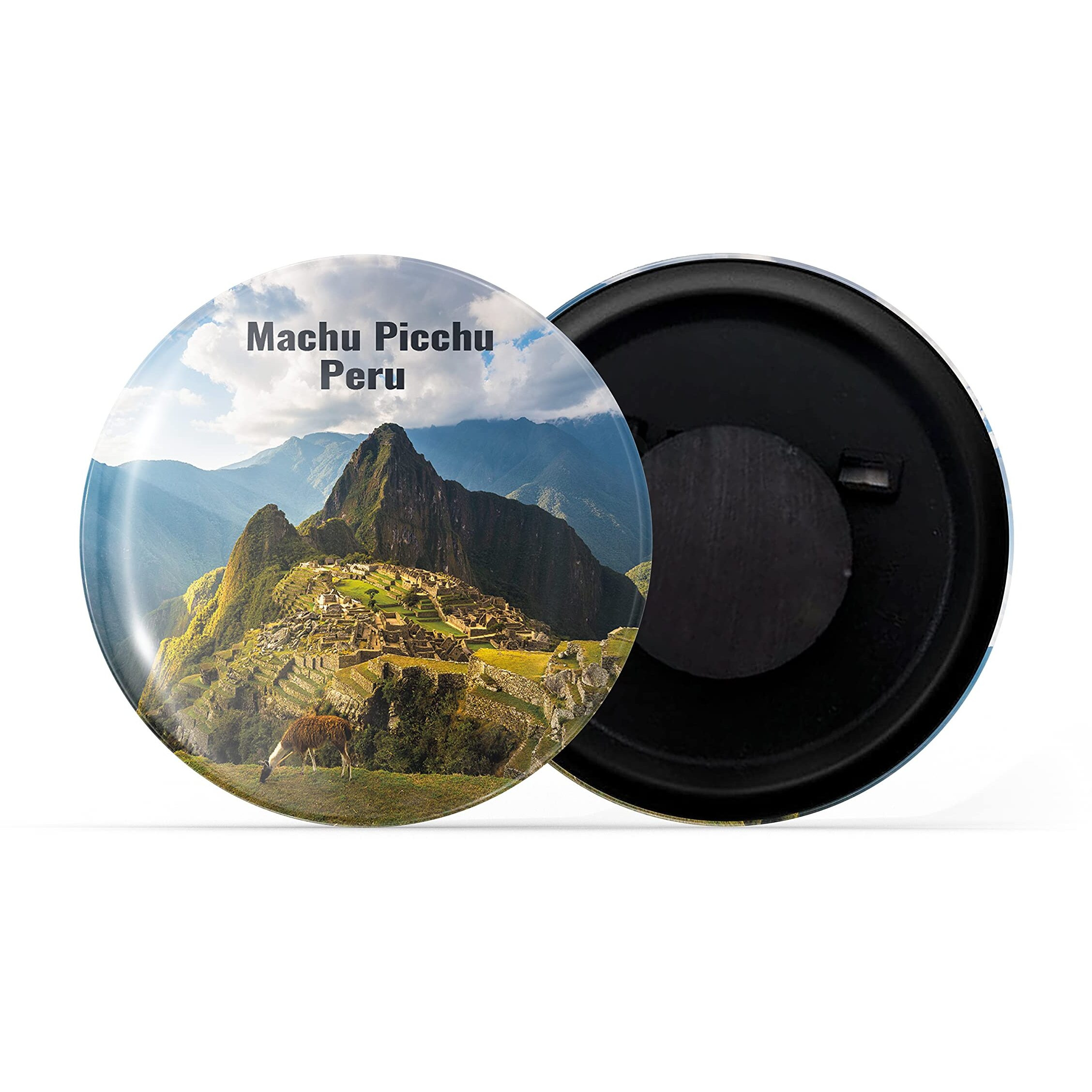 Dhcrafts Fridge Magnet Multicolor Famous Tourist Place Machu Picchu Peru D2 Glossy Finish Design Pack Of 1