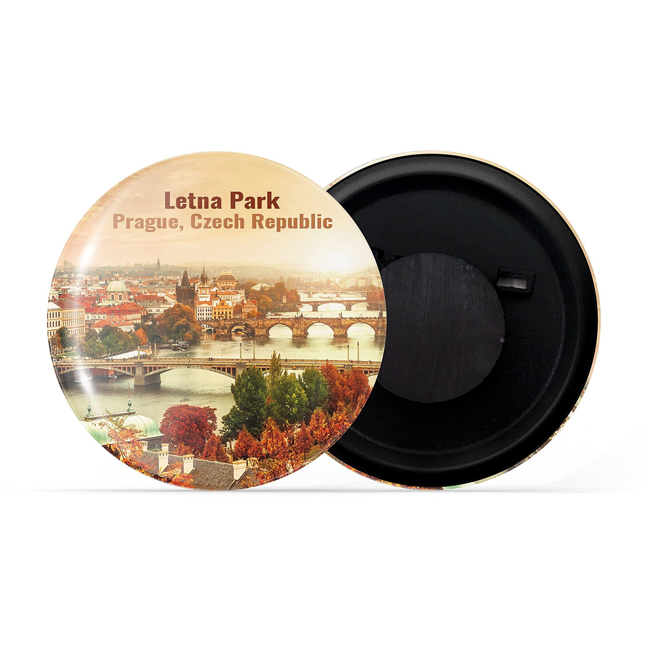 Dhcrafts Fridge Magnet Multicolor Famous Tourist Place Letna Park Prague Czech Republic Glossy Finish Design Pack Of 1