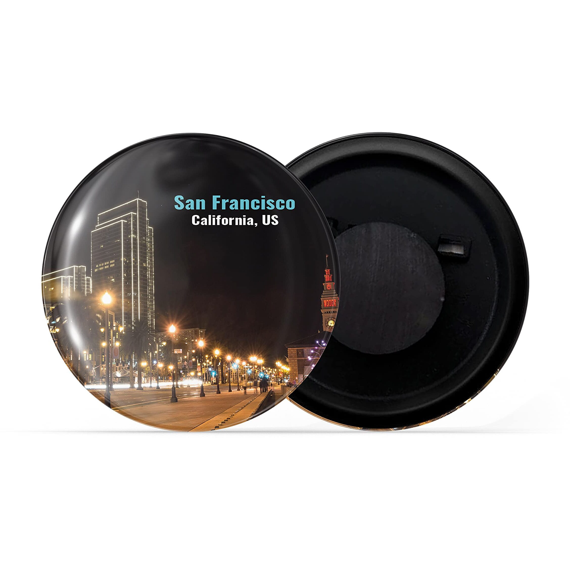 Dhcrafts Fridge Magnet Multicolor Famous Tourist Place San Francisco California Us D2 Glossy Finish Design Pack Of 1